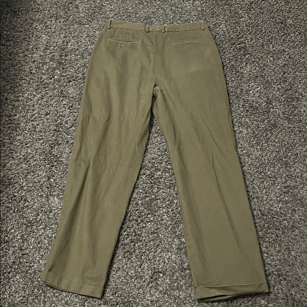 Liz Claiborne Men's Khaki Chinos - Picture 2 of 4